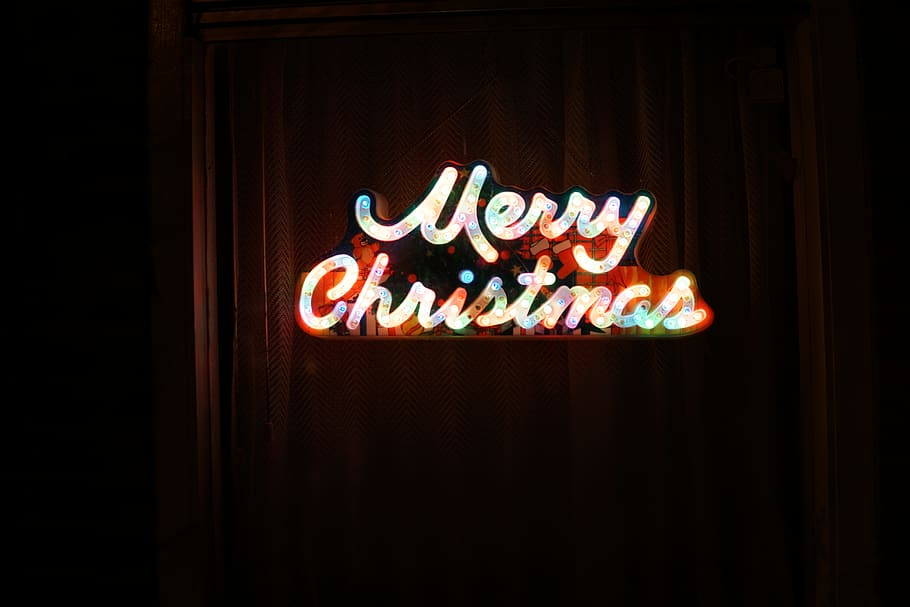 merry christmas light up sign